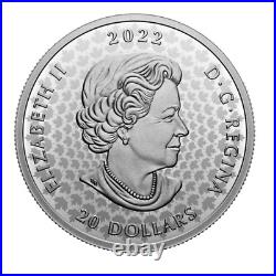 2022 Canada UNDERGROUND RAILROAD $20 Dollars 1 Oz Pure Silver Coin, 2022