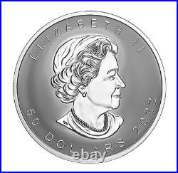 2022 Canada Ultra-High Relief Silver Maple Leaf 5 oz. Fine Silver Coin