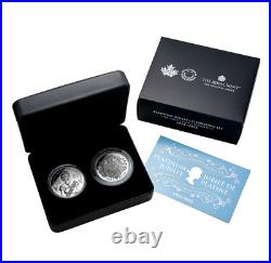 2022 Platinum Jubilee Of Her Majesty Queen Elizabeth II Pure Silver Two Coin Set