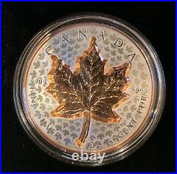 2022 Super Incuse Maple Leaf Pure 1oz. 9999 Silver Coin Canada