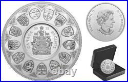 2022'The Coat of Arms' Proof 50-Cent Fine Silver 5oz Coin (RCM 204474)(20417)