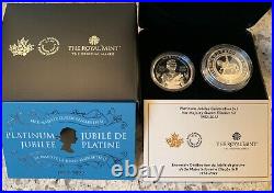 2022 The Platinum Jubilee of Queen Elizabeth II 1oz. 999 silver coins set Canada
