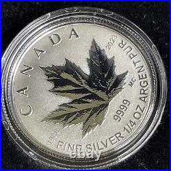 2023 35th Anniversary Silver Maple Canada Proof PF 5-Coin Fractional Silver Set