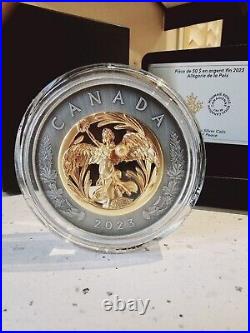 2023 Allegory of Peace $50 Pure Silver Coin Canada Mintage 1250