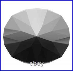 2023 CANADA $50 Diamond-Shaped Silver Coin Forevermark Black Label Oval Diamond