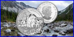 2023 CANADA MULTIFACETED GRIZZLY BEARS $30 2oz. 9999 Pure Silver Proof Coin