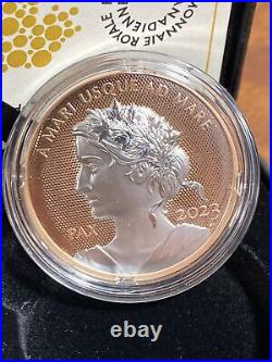 2023 Canada 1$ Peace Dollar Silver Rose Gold Plated Proof Dollar Coin