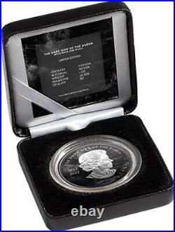 2023 Canada Maple Leaf Dark Side of the Queen Edition 1 oz. 999 Silver Coin