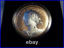 2023 Canada PAX Rose Gold Plated $1 Peace Dollar 1 oz. Pure Silver Coin