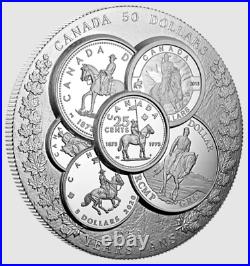 2023 Canada RCMP Curated Coin Collection 5 oz silver $50 PLUS AUTHENTIC BADGE