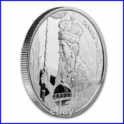 2023 Canada Silver $50 Queen Elizabeth II's Coronation SKU#272298