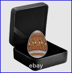 2023 Canada Traditional Ukrainian Pysanka $20 99.99% Pure Silver Coin