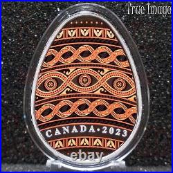 2023 Canada Ukrainian Easter Egg Pysanka? $20 Proof Pure Silver Coin