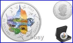 2023'Four Seasons-Canadian Collage' Proof $50 Fine Silver Coin(RCM 207952)20628