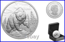 2023 UHR'Grizzly Bear -Great Hunters'Prf $20 Fine Silver Coin(RCM 208817)20651