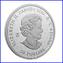 2024 CANADA $20 Transcendence & Tranquility 1oz. 9999 Pure Silver Proof Coin