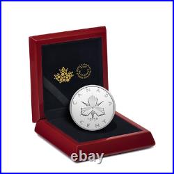 2024 CANADA TRILLIUM Emanuel Hahn Lost Designs 1 Cent 2oz. 9999 Pure Silver Coin