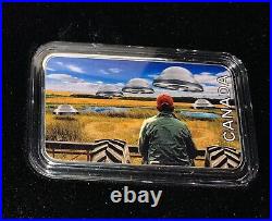 2024 Langenburg Event UFO Unexplained Phenomena 1oz. 9999 silver coin Canada