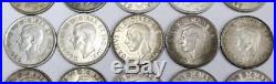 20X 1939 Canada Silver Dollars King George VI all circulated One roll 20 coins
