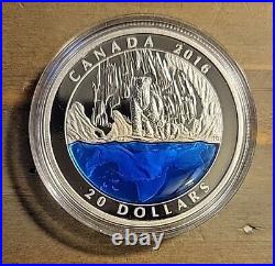 $20 Polar Bear Iconic 2016 Masters Club Coin 1OZ Silver Canada Lot+ $10 Inukshuk