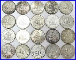 20x 1949 Canada silver dollars all nice 20 coins EF-UNC