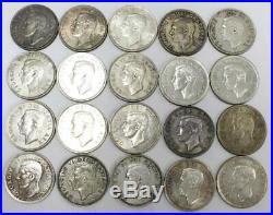 20x 1949 Canada silver dollars all nice 20 coins EF-UNC