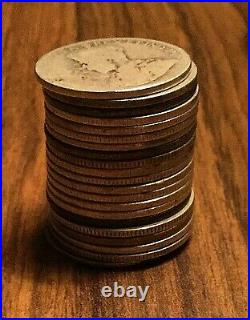 21 CANADA SILVER 25 CENTS COIN Silver invest All coins Dateless 21 coins