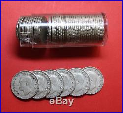40 x 1948 Silver 25 Cent Quarter Coins Canada Semi Key Date