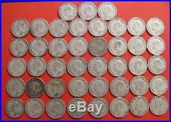 40 x 1948 Silver 25 Cent Quarter Coins Canada Semi Key Date