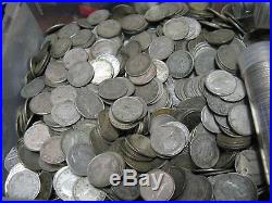 50 Random Old Canadian Silver Dimes Ten Cent Coins From The Lot