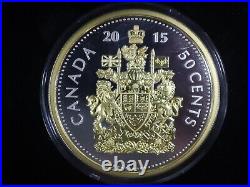 5 Oz Silver 99.99%, 2015 Canada Big Coin Series, Coat of Arms, 62.25 mm, COA