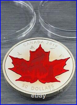 5 oz Pure Silver Coin Celebrating Canada's Classic Icons Low Mintage 1200 RCM