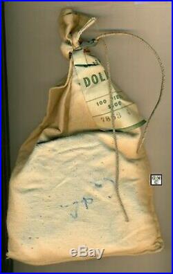 Believed to be 1963 Dollars 80% Silver Coins -100Pcs in Original sealed Bank bag