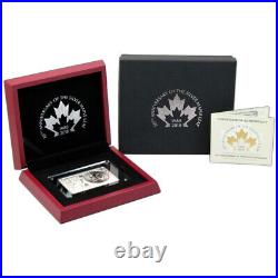 CANADA 2018 30th Anniversary of the Maple Leaf 3oz Silver Coin & Bar Deluxe Case