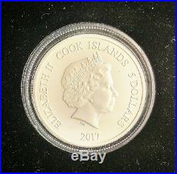 CONNOR MCDAVID 2017 Upper Deck Grandeur 1oz Silver Canadian $5 Coin 2040/5000