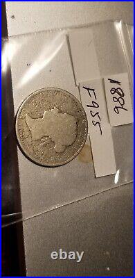 Canada 1886 25 Cent Silver Rare Top Keydate Coin Idn99