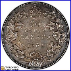 Canada 1902 50 Cents Silver Coin AU