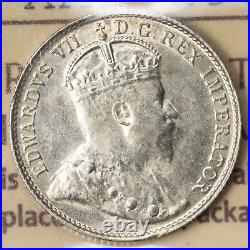 Canada 1903 5 Cents Silver Coin ICCS MS-62