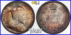 Canada 1903-H 5 Cent Silver Coin PCGS AU 55