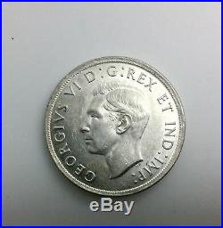 Canada 1938 Semi Key Date Silver Dollar Nice Lustrous Coin