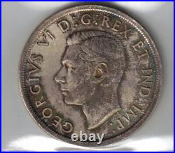 Canada 1939 Parliament Silver Dollar George VI 800 Silver Coin Graded Iccs Ms65