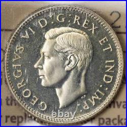 Canada 1946 10 Cents Dime Silver Coin ICCS Specimen SP-66