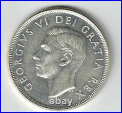 Canada 1951 Arnprior Silver Dollar King George Vi. 800 Silver Coin