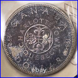 Canada 1964 $1 Silver Dollar Coin ICCS Specimen SP-64