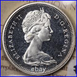 Canada 1965 25 Cents Quarter Silver Coin ICCS Specimen SP-65 Cameo
