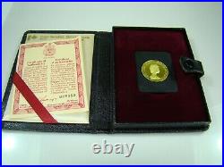Canada 1977 Queen Elizabeth II $100 Gold Proof Coin Silver Jubilee 16.965G 22k