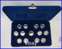 Canada 1992 Provinces 25 Cent Sterling Silver Proof 13 Coin Set