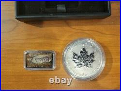 Canada 1998 10 OZ Maple leafs $50.9999 10th Anniversary