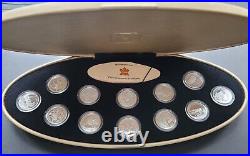 Canada 1999 & 2000 Millennium Coin Sets 92.5% Sterling Silver