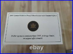 Canada 2005 Limited Edition Silver Coin Flag